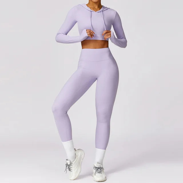 2pcs Seamless Yoga Set Gym Clothes Sportswear Yoga Suit For Women