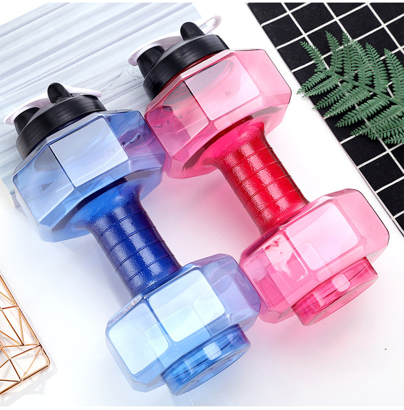 Dumbbell Waterbottle - Blue