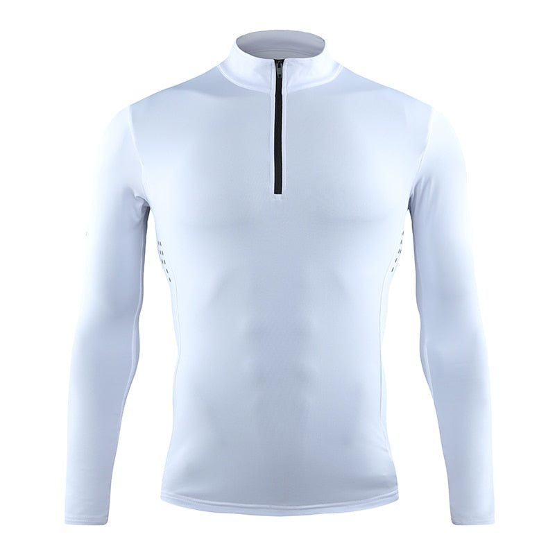 Men's Long Sleeve compression top for Running & Gym workouts Quick Drying
