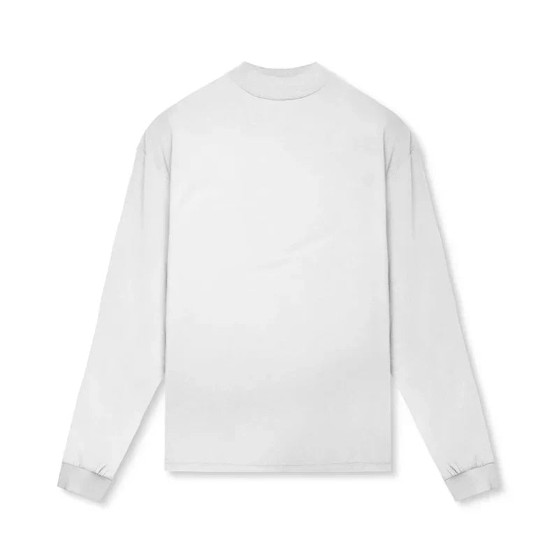 High-neck Long Sleeve Tshirt Breathable Fitness Fashion Clothing T Shirt
