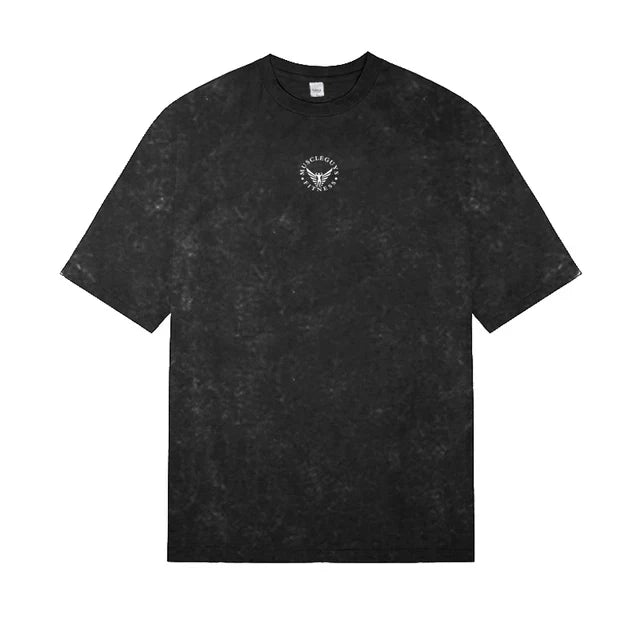 T Shirt Antique Style Summer Short Sleeve Gym Slim