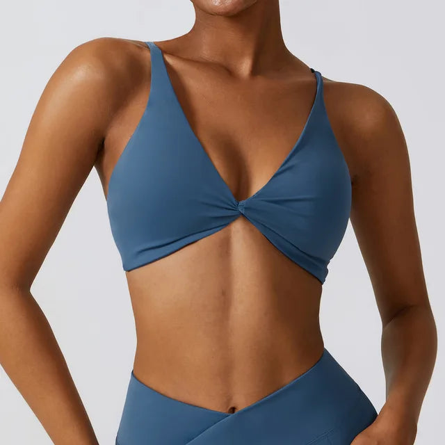 Nylon Bra Top Women Gym Sexy Tight Sports Bra Fitness Yoga Women's Push Up