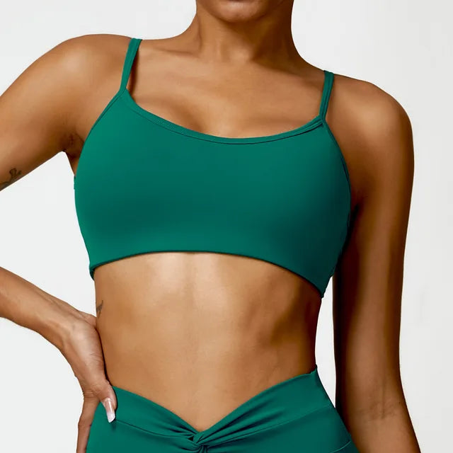 Sports Bra Top Women Sports Underwear Gym Push Up Yoga Bra