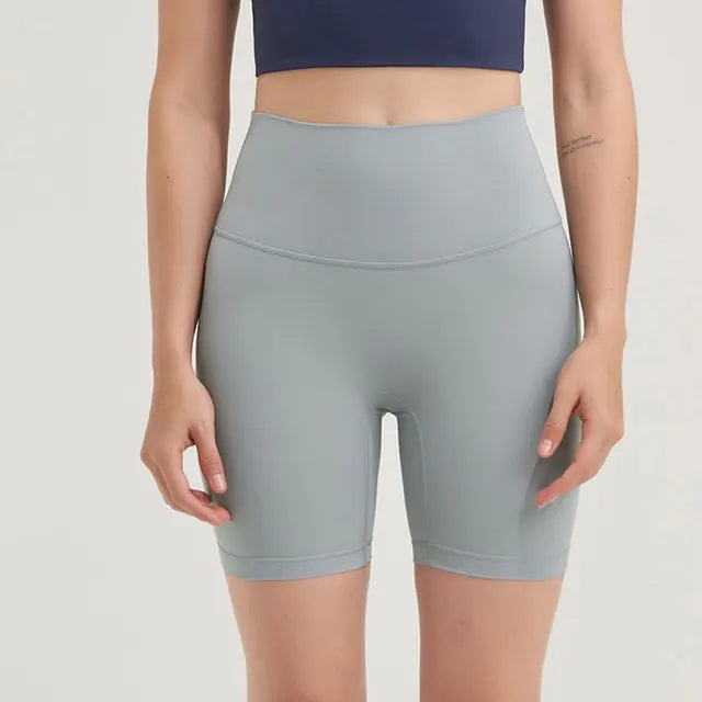 Summer Yoga Shorts Women Fitness Shorts Running Cycling Shorts Breathable Sports Leggings High Waist Push Up Workout Gym Shorts