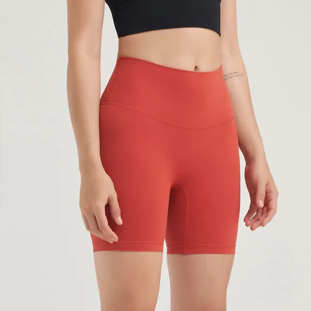 Summer Yoga Shorts Women Fitness Shorts Running Cycling Shorts Breathable Sports Leggings High Waist Push Up Workout Gym Shorts