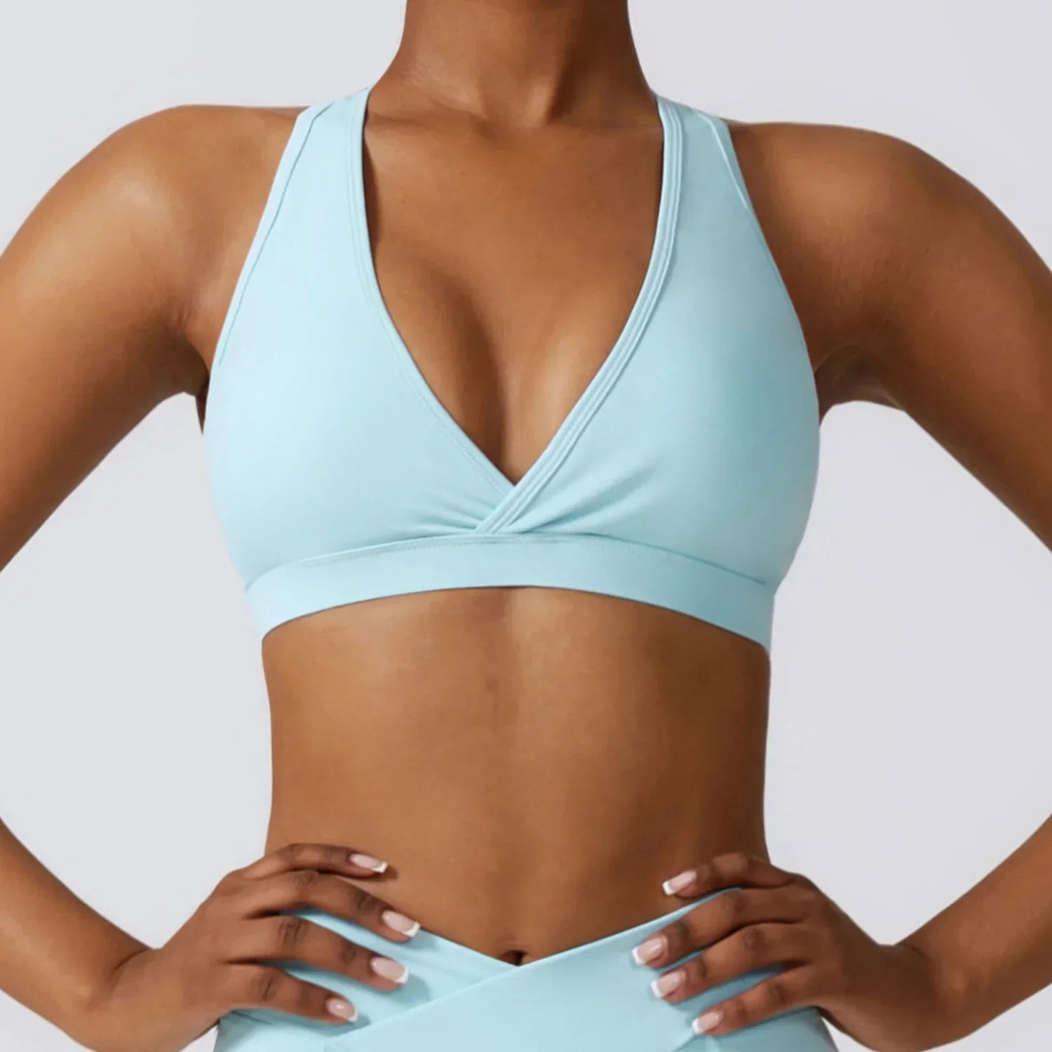 Women Breathable Sports Underwear Absorb Sweat Shockproof Padded Gym Push Up