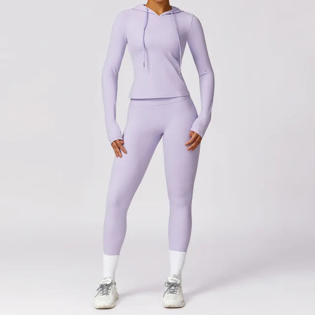 2pcs Seamless Yoga Set Gym Clothes Sportswear Yoga Suit For Women
