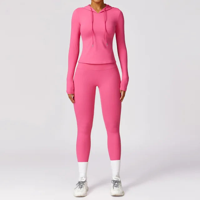 2pcs Seamless Yoga Set Gym Clothes Sportswear Yoga Suit For Women
