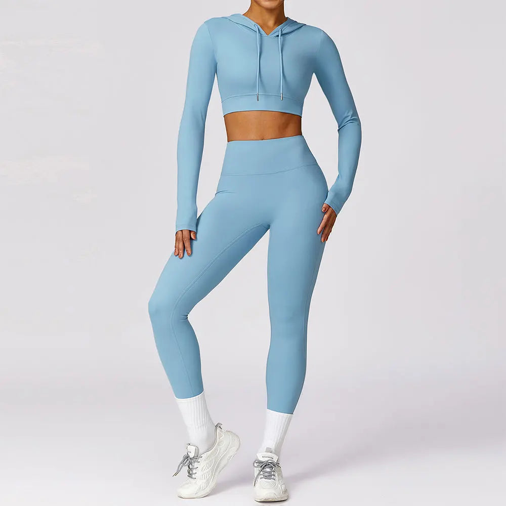 2pcs Seamless Yoga Set Gym Clothes Sportswear Yoga Suit For Women