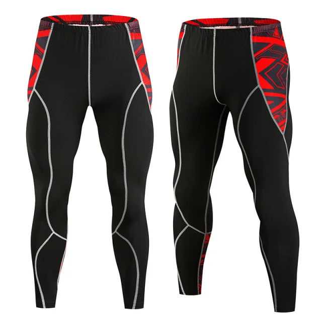 Men’s Compression Pants Thermal Workout Cool DrySports Leggings Tights Baselayer Bodybuilding Workout Training Yoga Bottoms