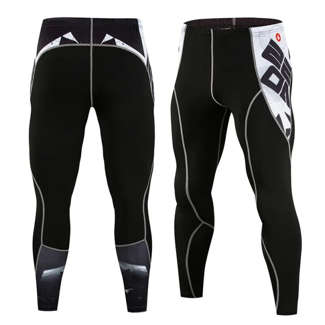l DrySports Leggings Tights Baselayer Bodybuilding Workout Training Yoga Bottoms