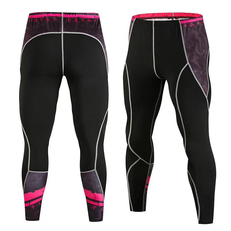 Men’s Compression Pants Thermal Workout Cool DrySports Leggings Tights Baselayer Bodybuilding Workout Training Yoga Bottoms