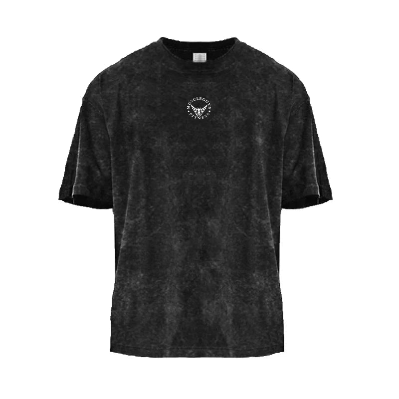 T Shirt  Antique Style Summer Short Sleeve Gym Slim