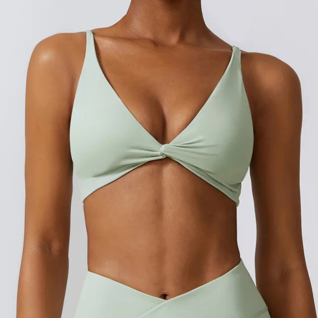 Nylon Bra Top Women Gym Sexy Tight Sports Bra Fitness Yoga Women's Push Up