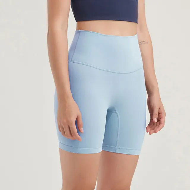 Summer Yoga Shorts Women Fitness Shorts Running Cycling Shorts Breathable Sports Leggings High Waist Push Up Workout Gym Shorts
