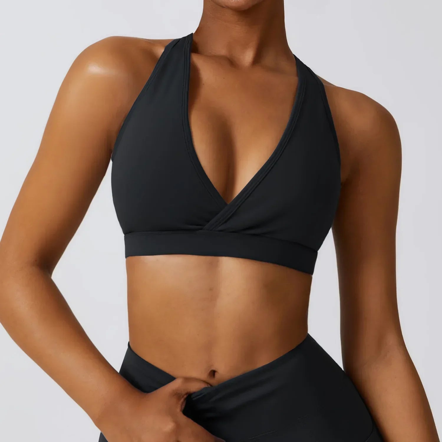 Women Breathable Sports Underwear Absorb Sweat Shockproof Padded Gym Push Up