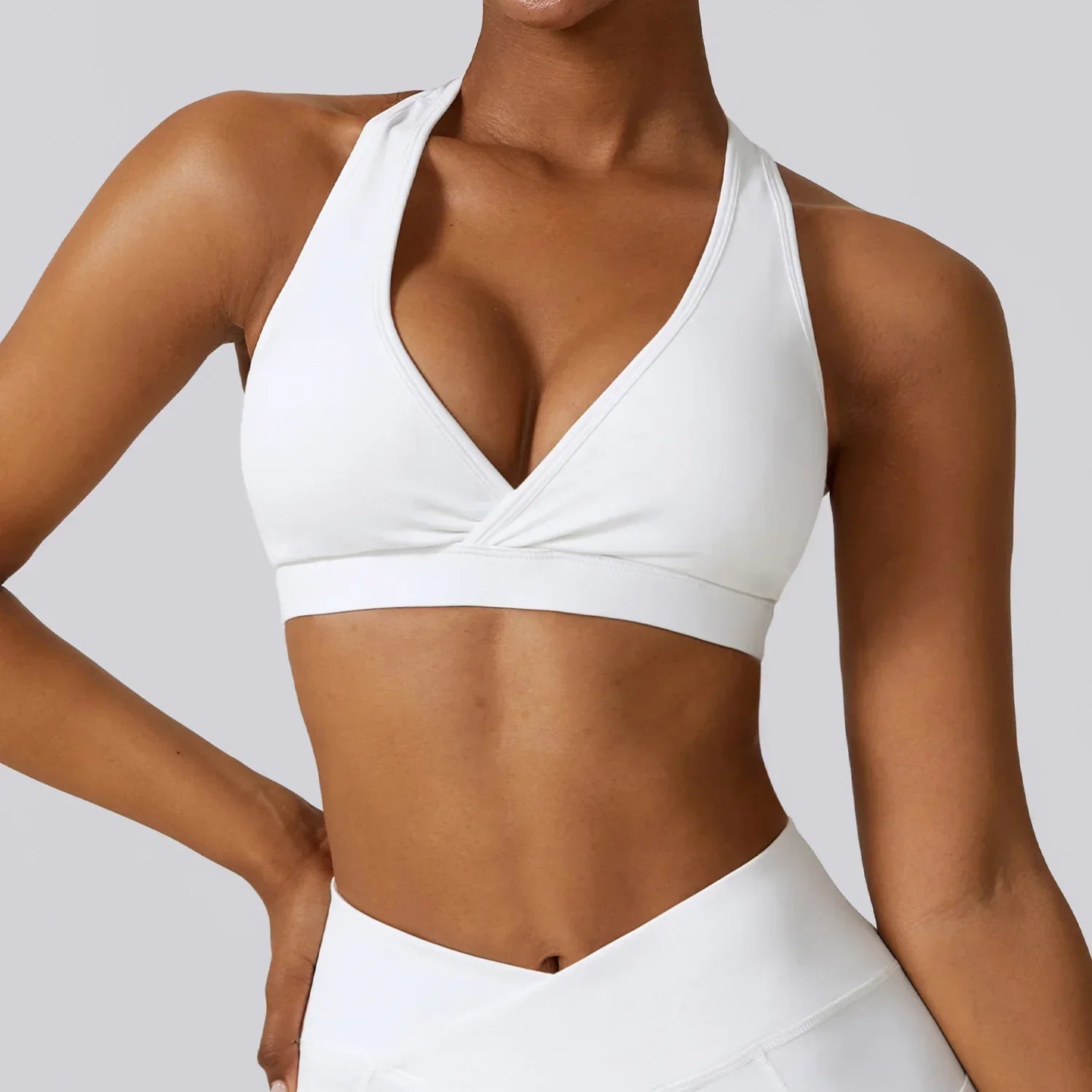 Women Breathable Sports Underwear Absorb Sweat Shockproof Padded Gym Push Up