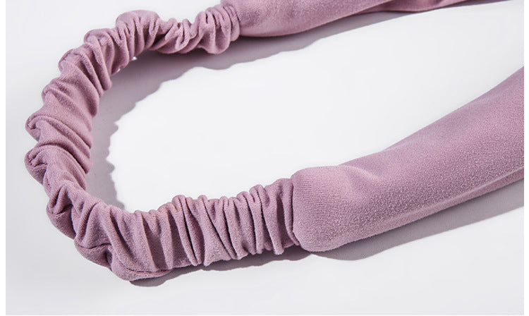 REACT TWIST Workout Yoga Hair Band - Baby Pink